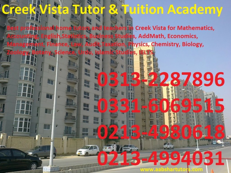 tutor in dha, creek vista, hawksbay, clifton, tuition academy, private tutoring, home teacher, accounting, math, mba, iba entry test, english, ielts